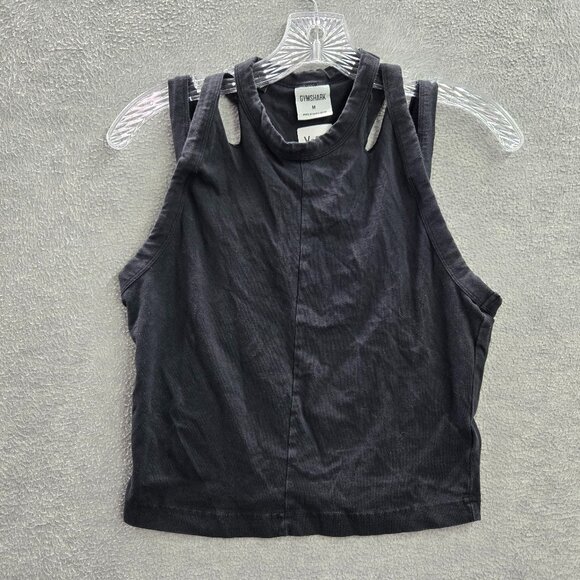 Gymshark Black Tank Top - Picture 1 of 8